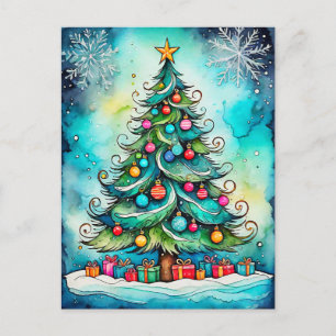 Cartão Postal Feliz Natal Feriados Felizes, Todos