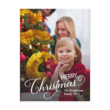 Feliz Natal Foto Personalizada Simples