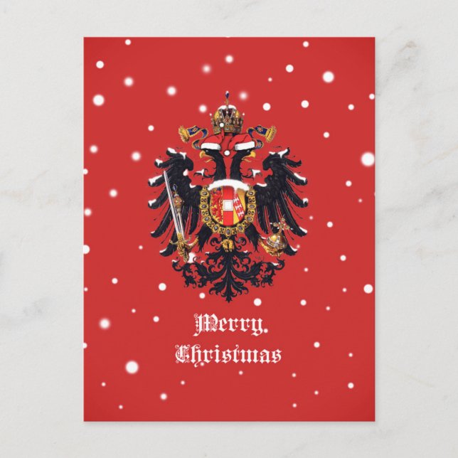 Cartão Postal Feliz Natal Habsburg (Frente)