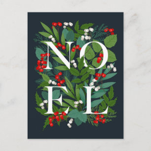 Cartão Postal Feliz Natal NOEL Corporate Saudação Feriado