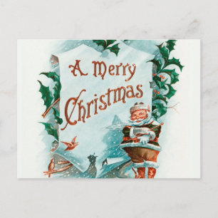 Cartão Postal Feliz Natal Papais noeis Legal Saudação