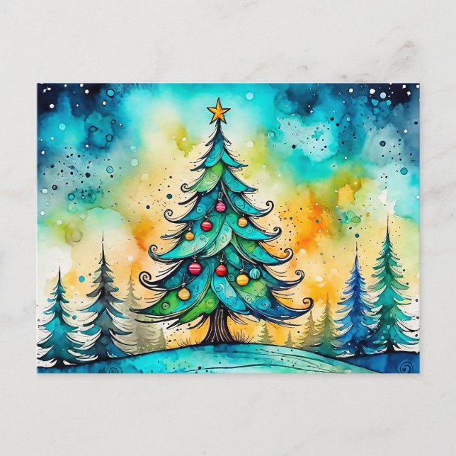 Cartão Postal Feliz Natal Para Todos (Frente)