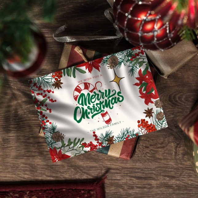 Cartão Postal feliz natal para você (Criador carregado)