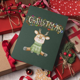 Cartão Postal Feliz Natal, Reinador de Natal