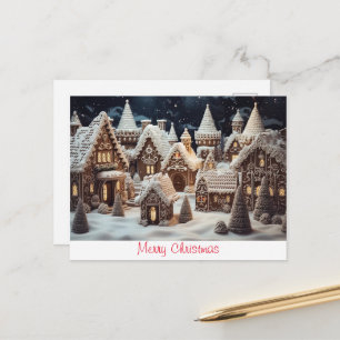 Cartão Postal Feliz Natal Vintage