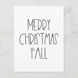 Cartão Postal Feliz Natal, vocês vão de férias