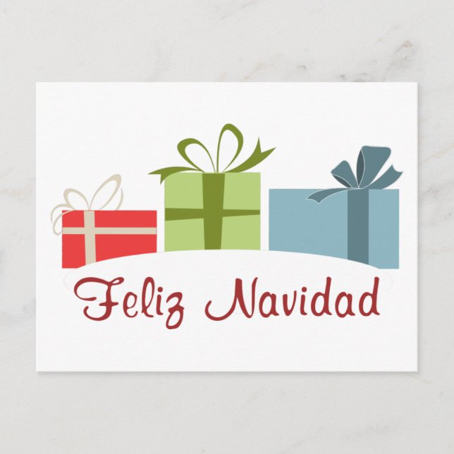 Cartão Postal Feliz Navidad (Frente)