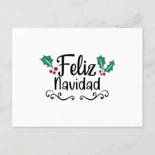 Cartão Postal Feliz Navidad Felry Natal