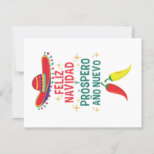 Cartão Postal Feliz Navidad natal