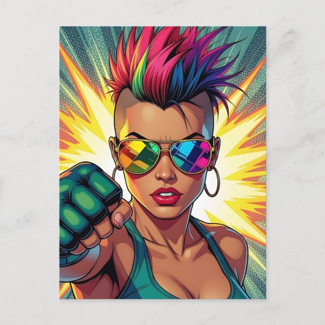 Cartão Postal Feliz Orgulho! Lgbtqia+ Mês (Frente)