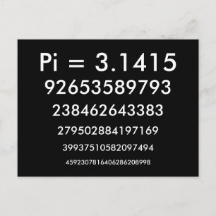 Cartão Postal Feliz Pi Day - Cartão-postal Math / Numbers