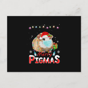 Cartão Postal Feliz Pigmas Rosto Máscara Engraçado Guiné Nata