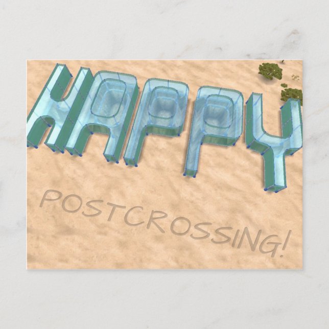 Cartão postal "Feliz Pós-Travessia!" (Frente)