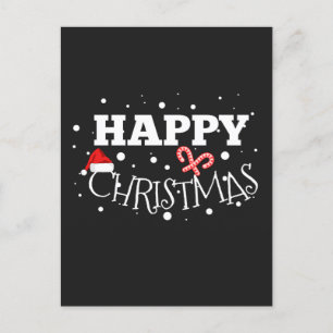 Cartão Postal Feliz Presente de Natal Xmas