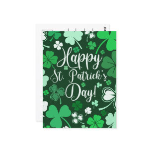 Cartão Postal Feliz Rua, Dia de Patrick