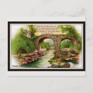 Cartão Postal Feliz Rua, Dia de Patrick