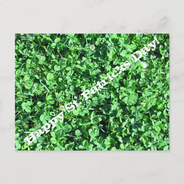 Cartão Postal Feliz Rua, Dia dos Patricks! (Frente)