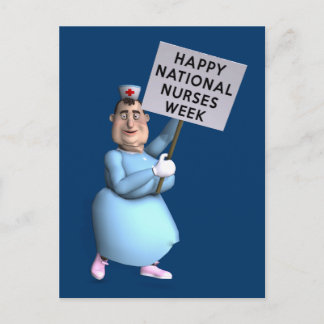 Cartão Postal Feliz Semana Nacional das Enfermeiras!
