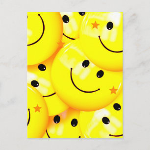 Cartão Postal Feliz Sorriso