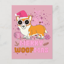 Feliz Woofmas Natal com seu corgô