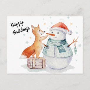 Cartão Postal Felizes Festas