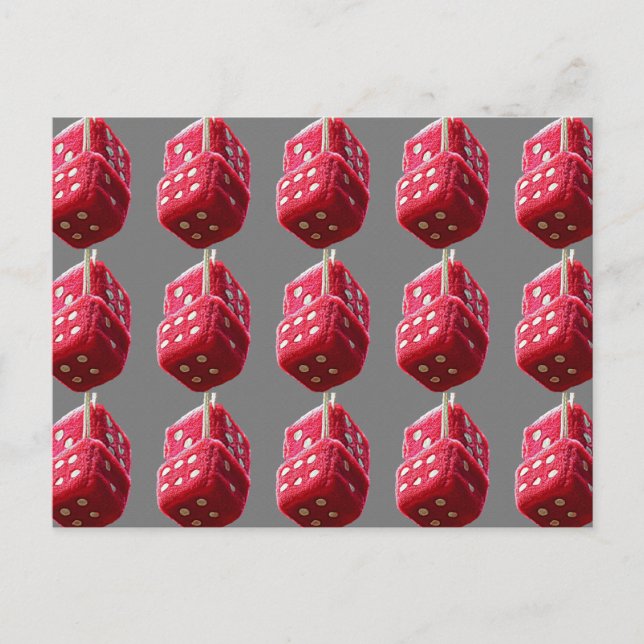 Cartão Postal Felpudo Vermelho (Frente)