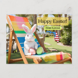 Cartão Postal Felz pascoa da Florida