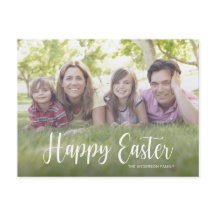 Felz pascoa de Fotografia de Script Elegante