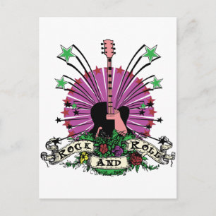 Cartão Postal Female Rock n Roll