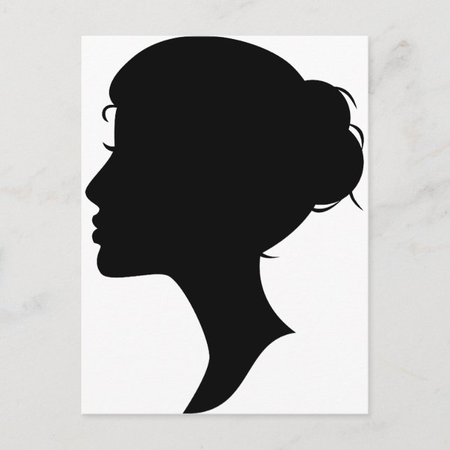 Cartão Postal Female Silhouette (Frente)