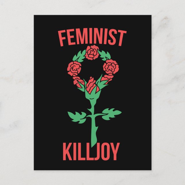 Cartão Postal Feminista Killjoy (Frente)