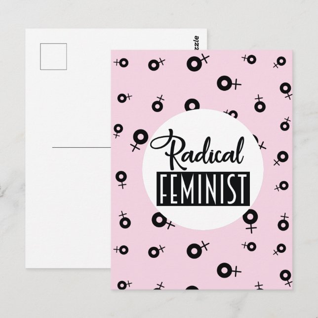 Cartão Postal Feminista Radical (Frente/Verso)