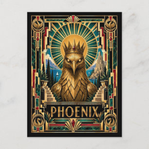 Cartão Postal Fênix, Art Déco Mítica