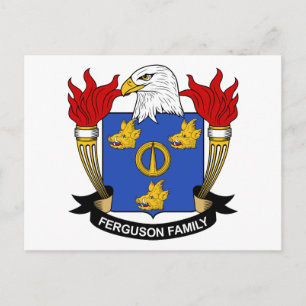 Cartão Postal Ferguson Family Crest