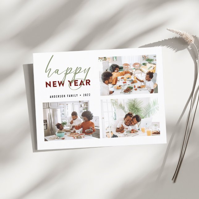 Cartão Postal Feriado de Fotografia de Caligrafia Simples de Fel (Criador carregado)