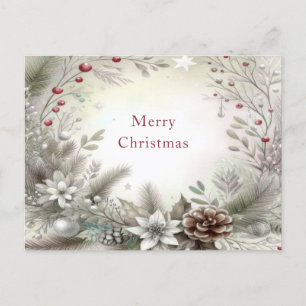 Cartão Postal Feriado de inverno de Natal
