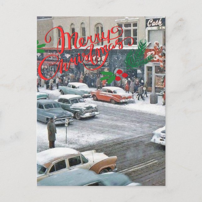 Cartão Postal Feriado de Natal Retroativo (Frente)