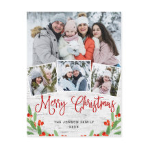 Feriado de Natal Rustic Birtic 4 PHOTO Saudação