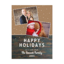 Feriado de Neve Rustic Dark 2 Foto