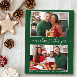 Cartão Postal Feriado em Foto Verde Mais Animado 2