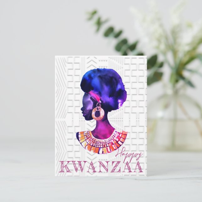 Cartão Postal Feriado Negro (Em pé/Frente)