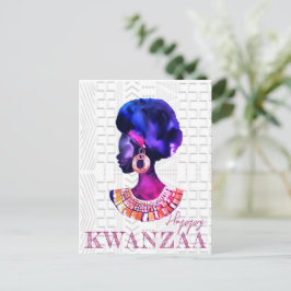 Cartão Postal Feriado Negro