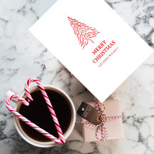 Feriado Simples Minimalista da Árvore de Natal Sca