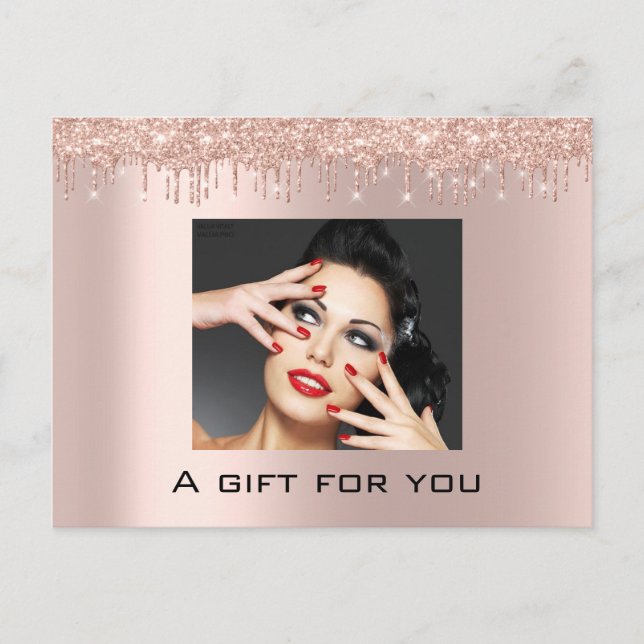 Cartão Postal Feriados de Certificados de Presente Drives de Ros (Frente)