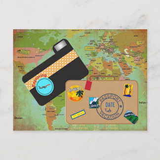 Cartão Postal Férias