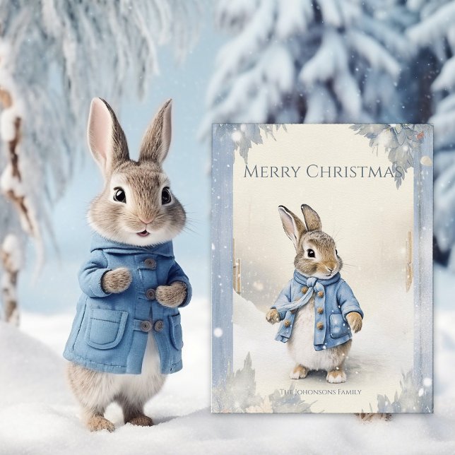 Cartão Postal Férias de Inverno do Peter Rabbit (Criador carregado)
