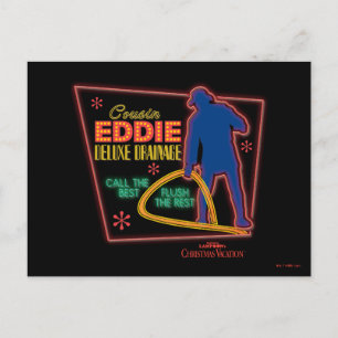 Cartão Postal Férias de Natal   Primo Eddie Neon Sinal