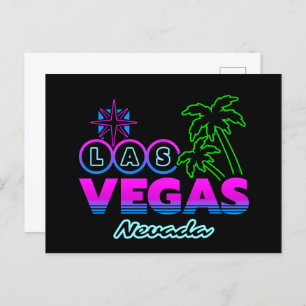 Cartão Postal Férias Familiares - Souvenir de Vegas - Las Vegas