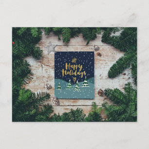 Cartão Postal Férias Felizes