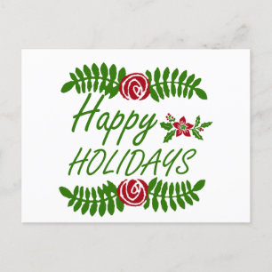 Cartão Postal Férias Felizes